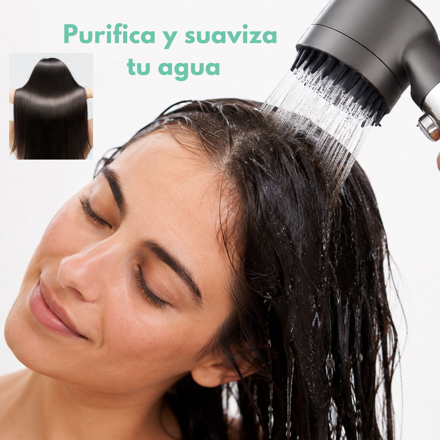 Tu Pelo Deslumbrante - AquaGlow™ Masaje