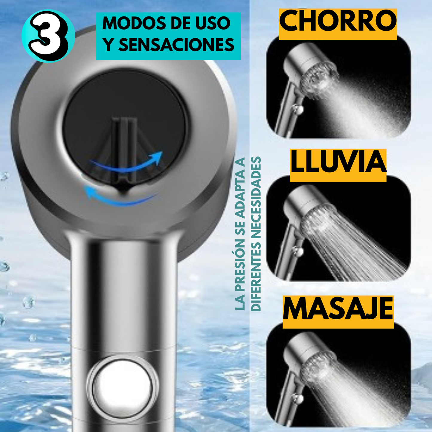 Tu Pelo Deslumbrante - AquaGlow™ Masaje