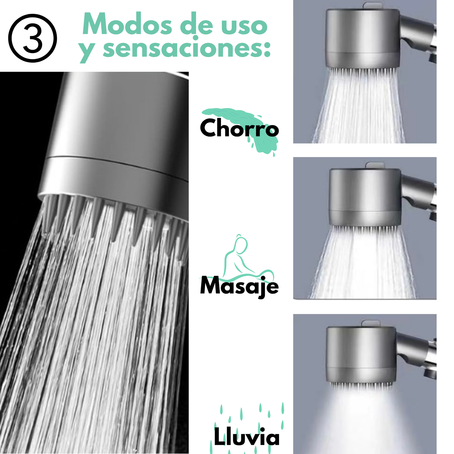 Tu Pelo Deslumbrante - AquaGlow™ Masaje